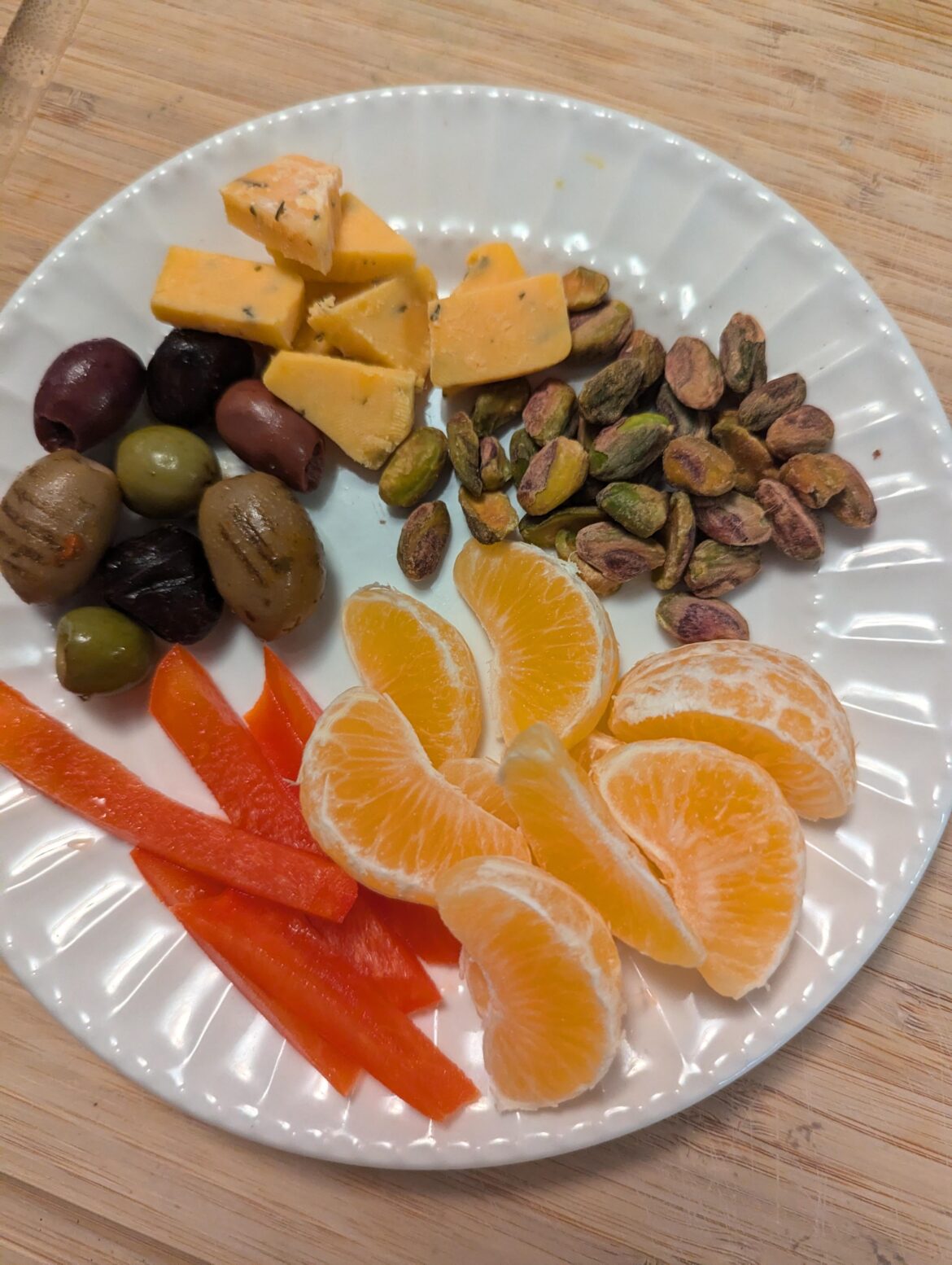 Snacky lunch because I didn't really feel like eating