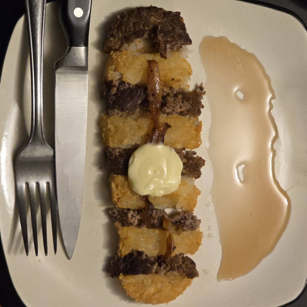 McDonald's Steak and Potatoes w/ Slivered Onions