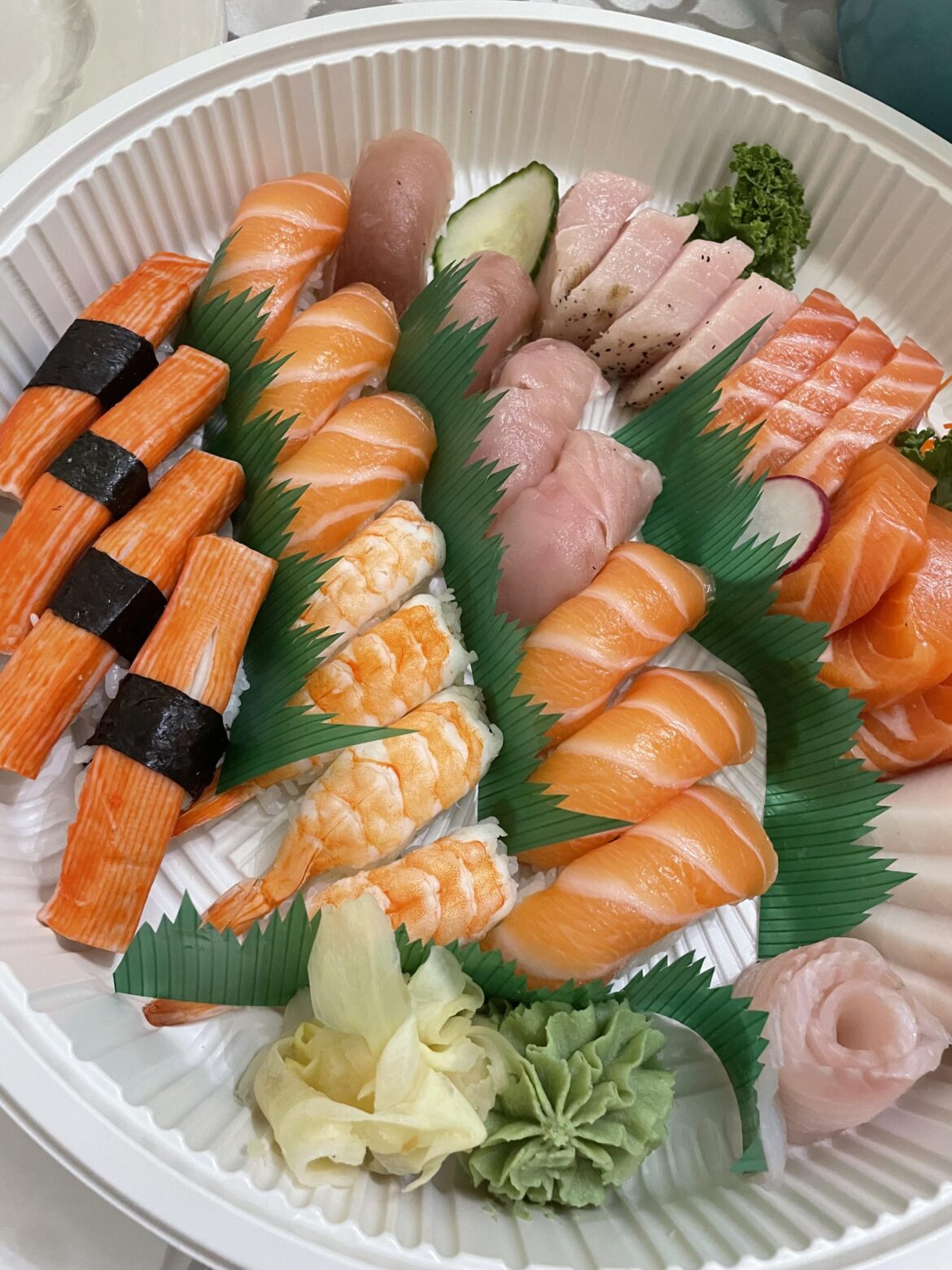 Nigiri tray for dinner party! 🍣
