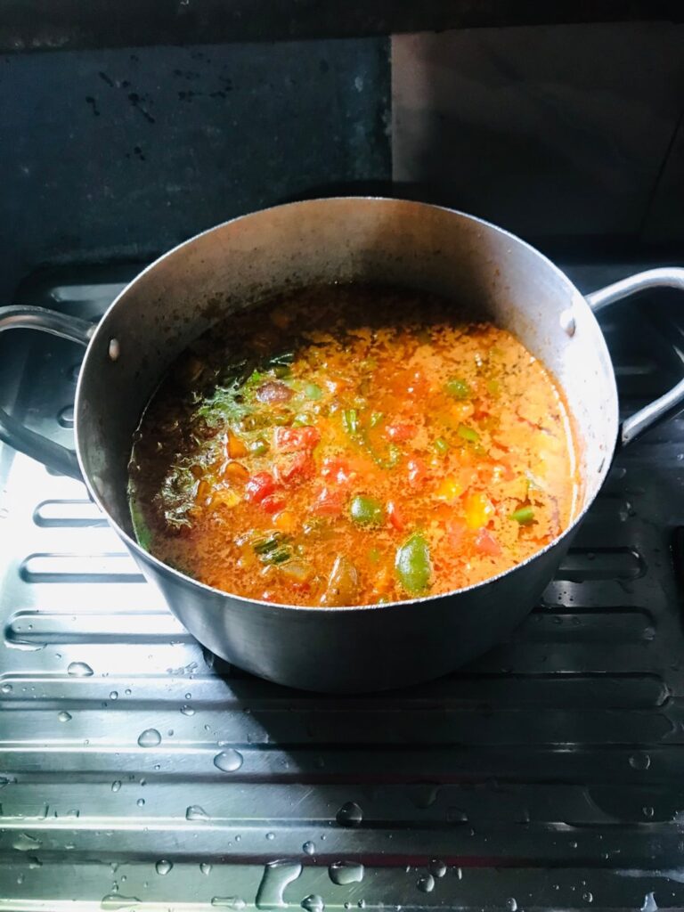 Veggies Stew with Ground Coconut Flesh - A Delicious Vegan Recipe from Nigeria