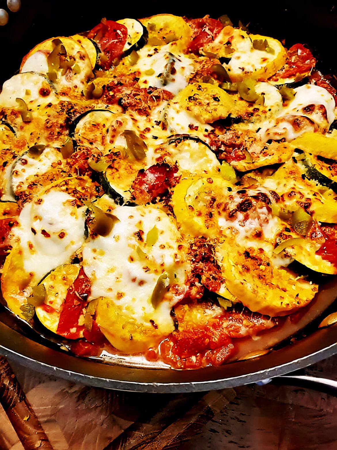 Ratatouille with Mozzarella