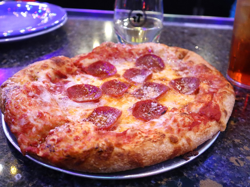 pepperoni pizza from mellow mushroom