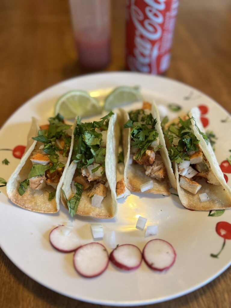 Another day another taco. Used chicken today