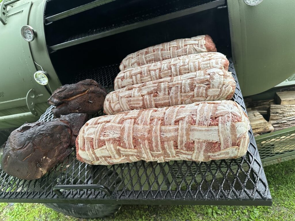 Smoked chorizo meatloaf