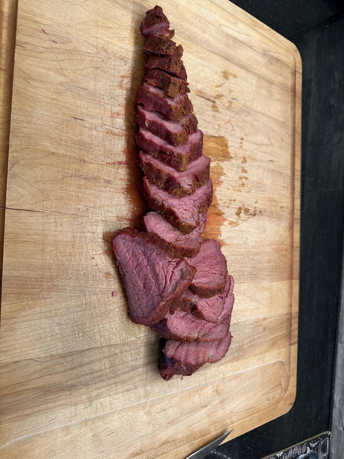 My first tritip, a Bison tritip