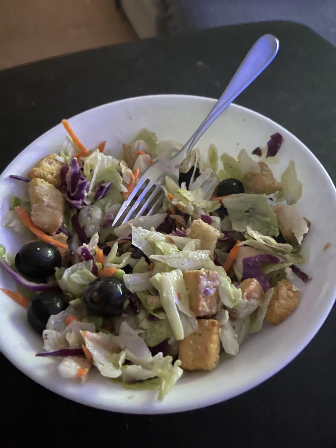 Simple lunch but good and filling.