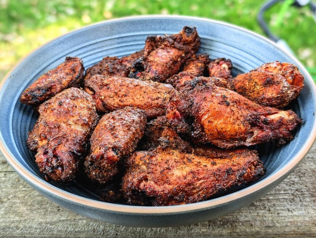 Smoked and grilled some wings!