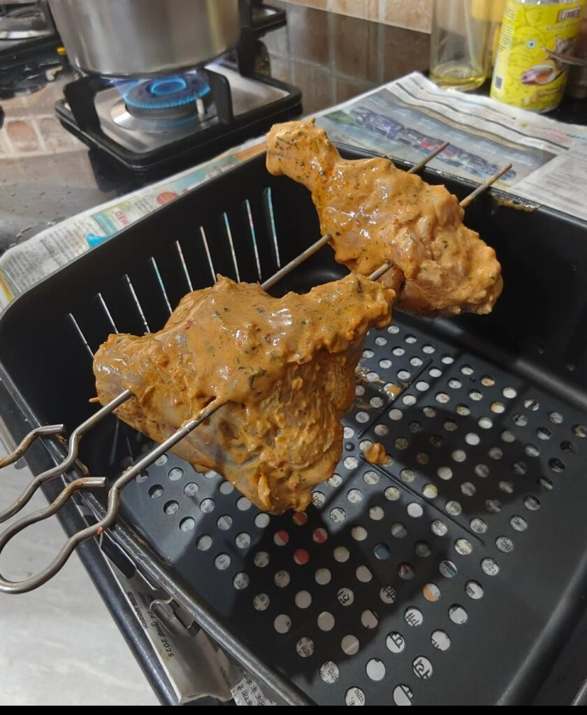 [homemade] tandoori chicken in airfryer