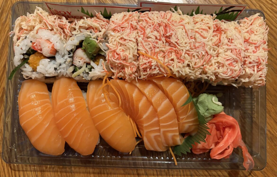 Sushi tray