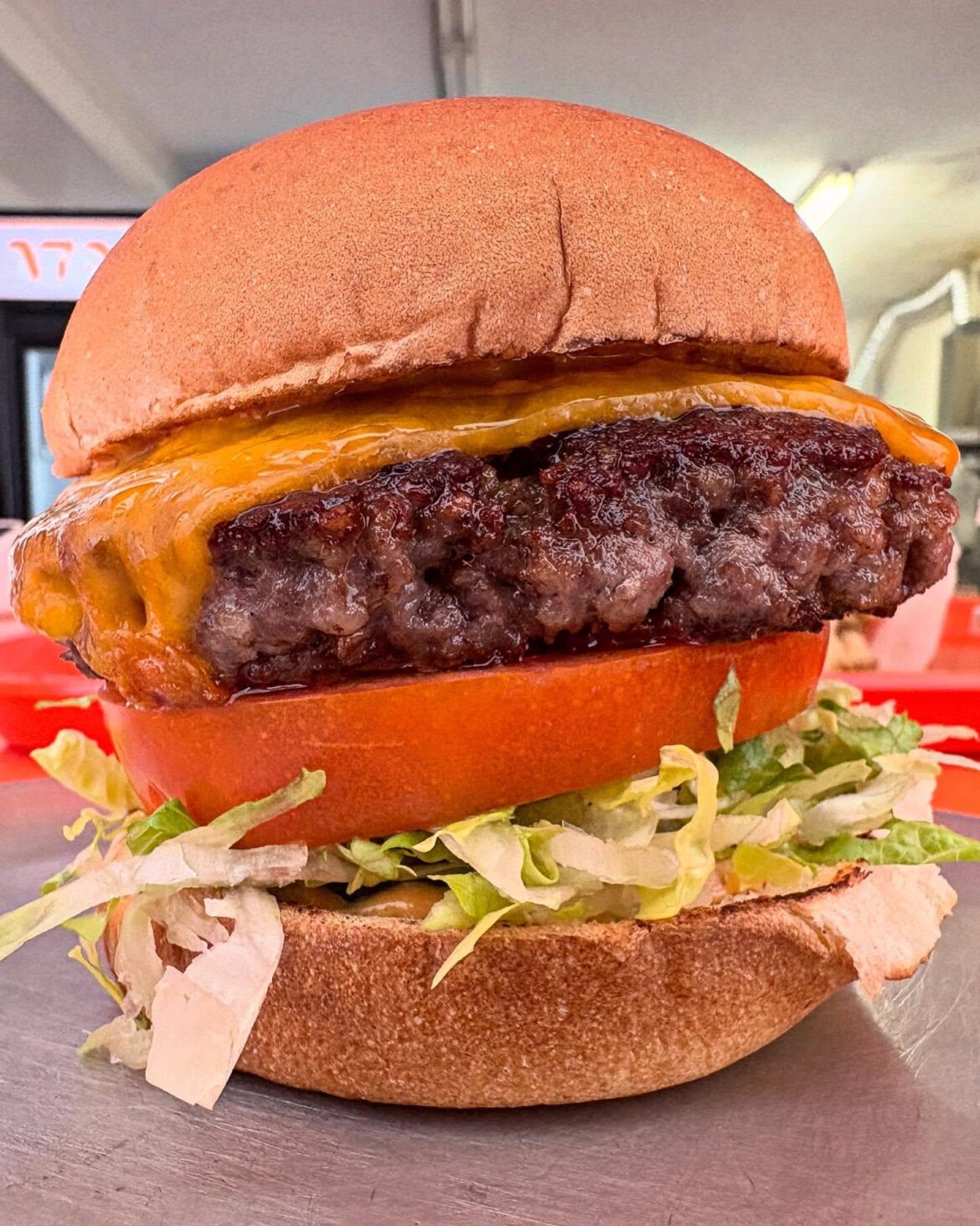 FYI those into non-smash burgers: Atomic Burger @ Gerrard & Greenwood (Little India/East End) is a new spot by the former Fattoush Sandwich Club owners for dry aged patty burgers - $12.99 pictured
