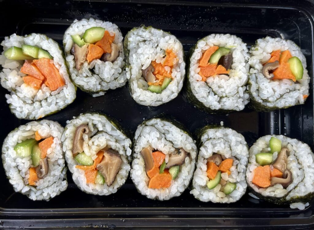 First time sushi meal prep