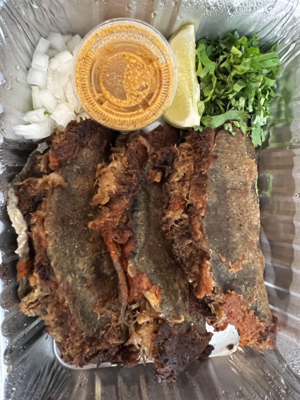 I decided to order birria tacos today, i have never had them before is this what they are supposed to look like?