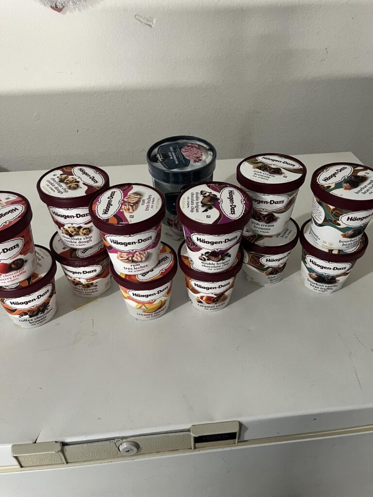 No I don’t have a problem, you have a problem ! Got these on sale today and this is arguably the best store bought ice cream there is. What would you choose?
