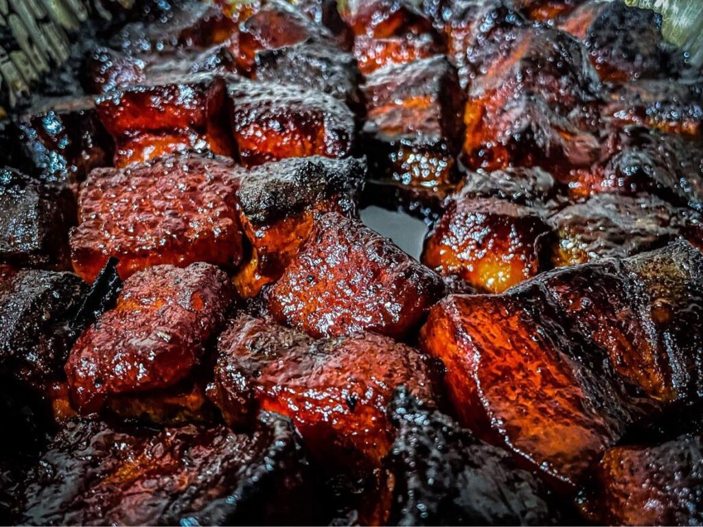 Pork belly burnt ends