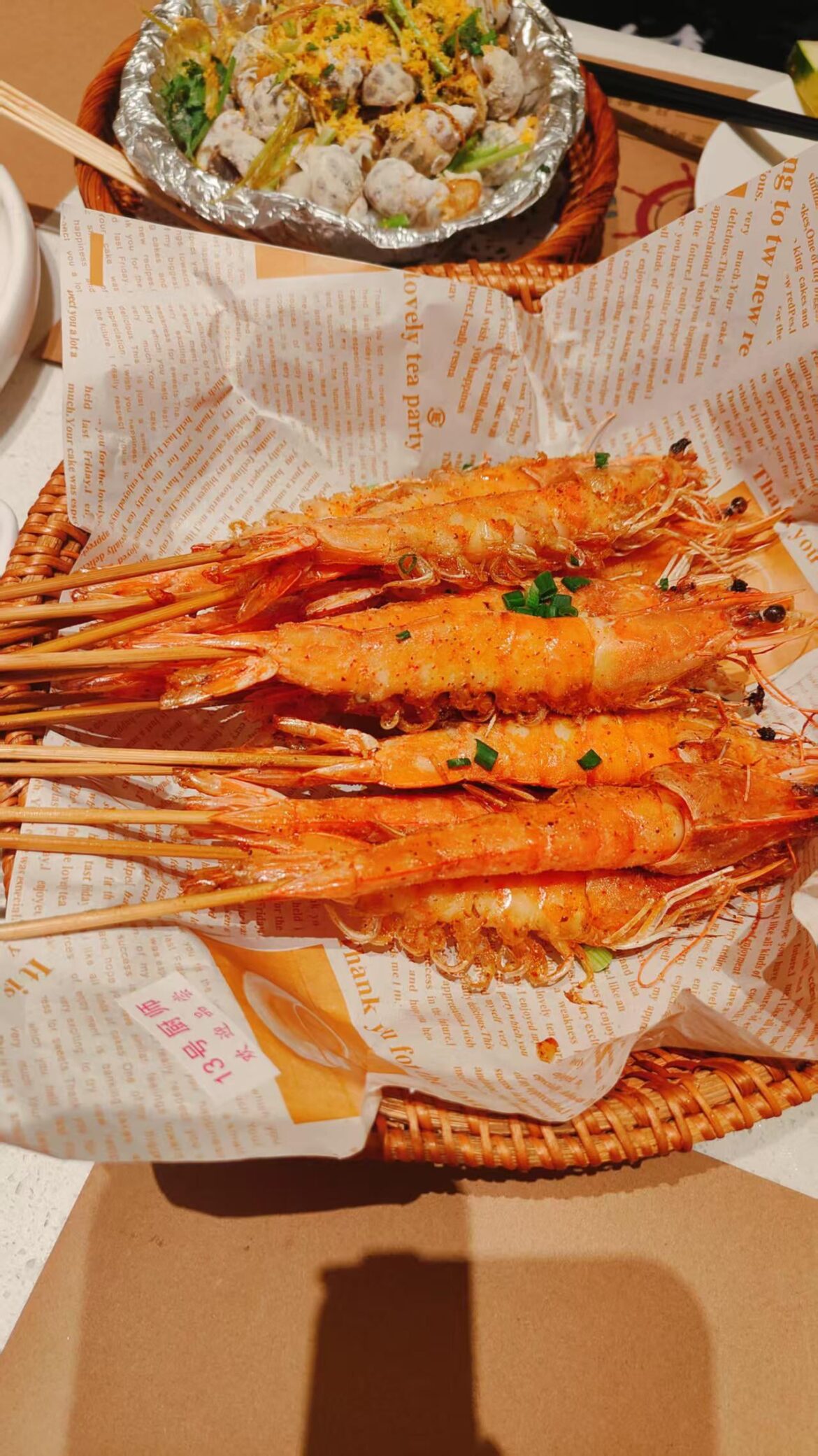 I had these fried shrimps the other day and they were REALLY delicious!🤤