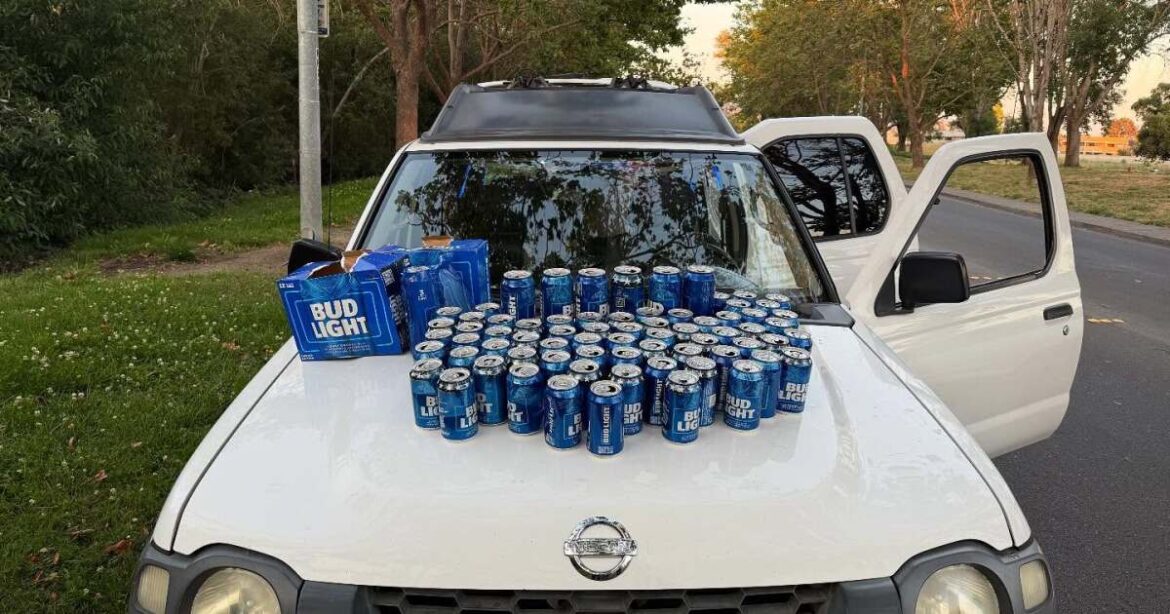 California police find over 70 empty Bud Lights in car during DUI stop California police find over 70 empty Bud Lights in car during DUI stop