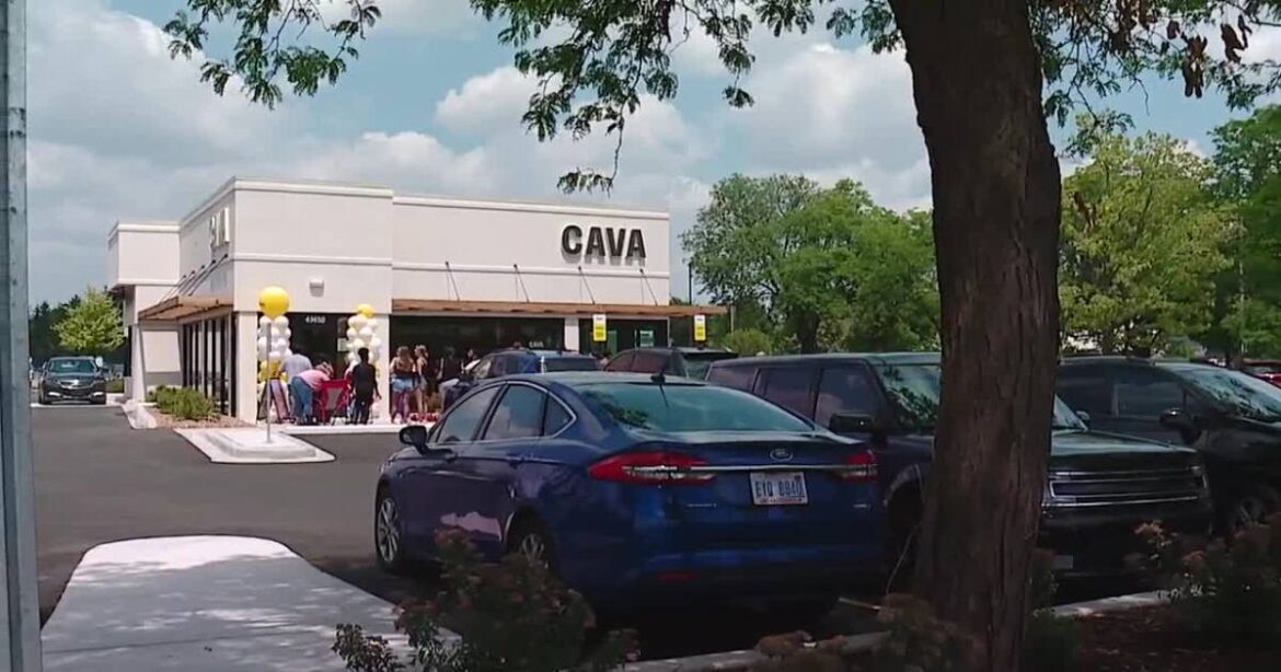 Crowds line up for grand opening of first CAVA location in Michigan Crowds line up for grand opening of first CAVA location in Michigan