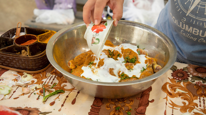 Marinade with Greek yogurt
