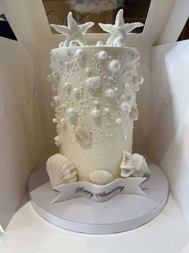 The cake I ordered for our anniversary