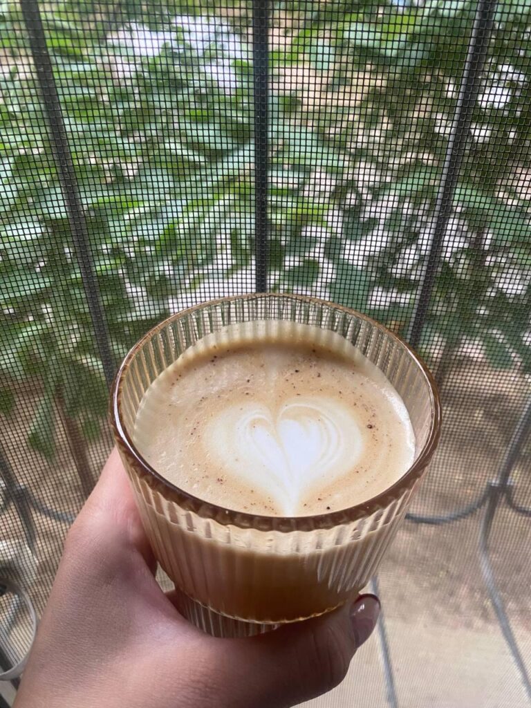 mood: drinking coffee with cinnamon