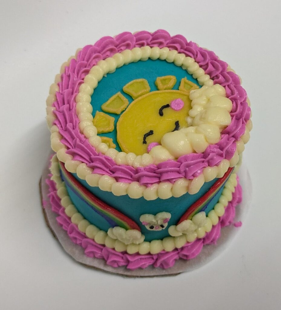 Sunshine rainbow cake