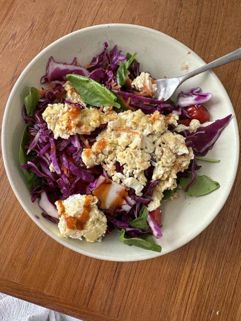 Beets, sweet potatoes, zucchini, cabbage, spinach