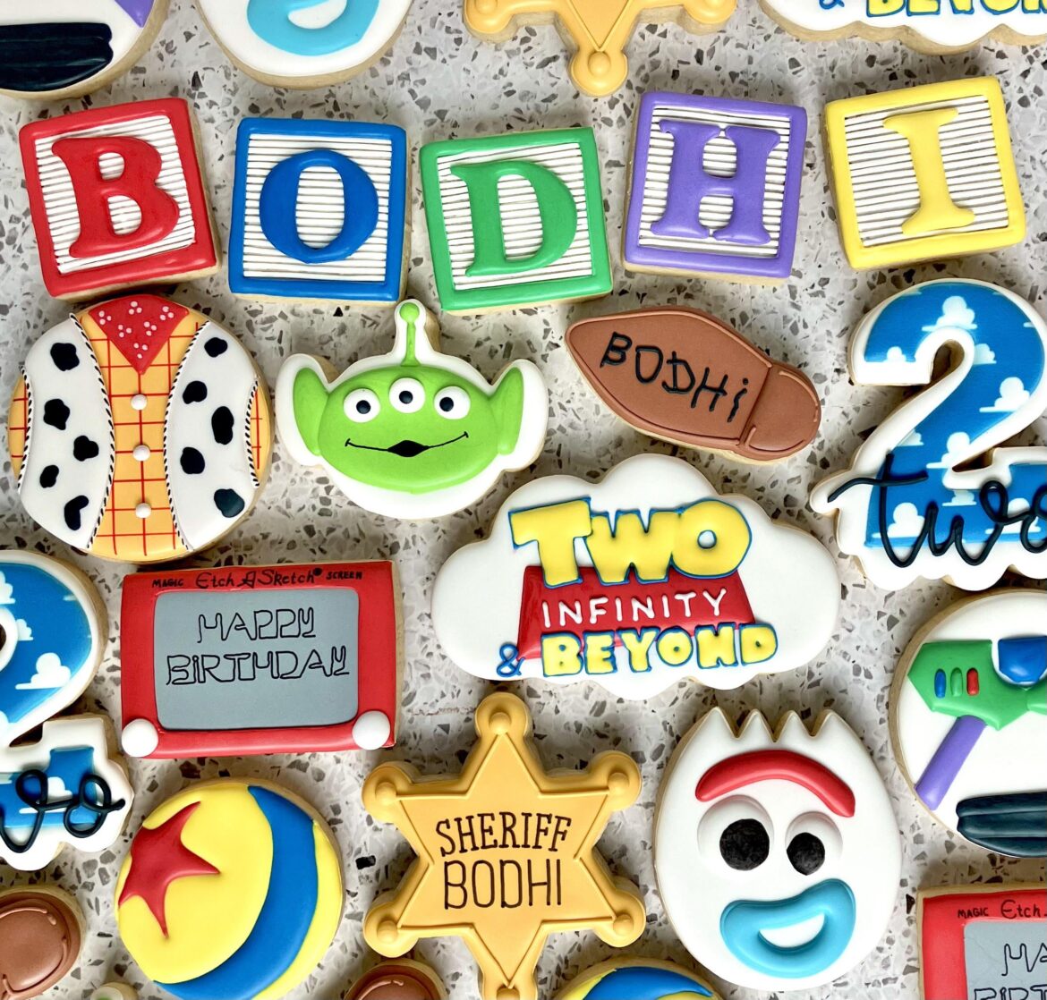 My first shot at Toy Story cookies!