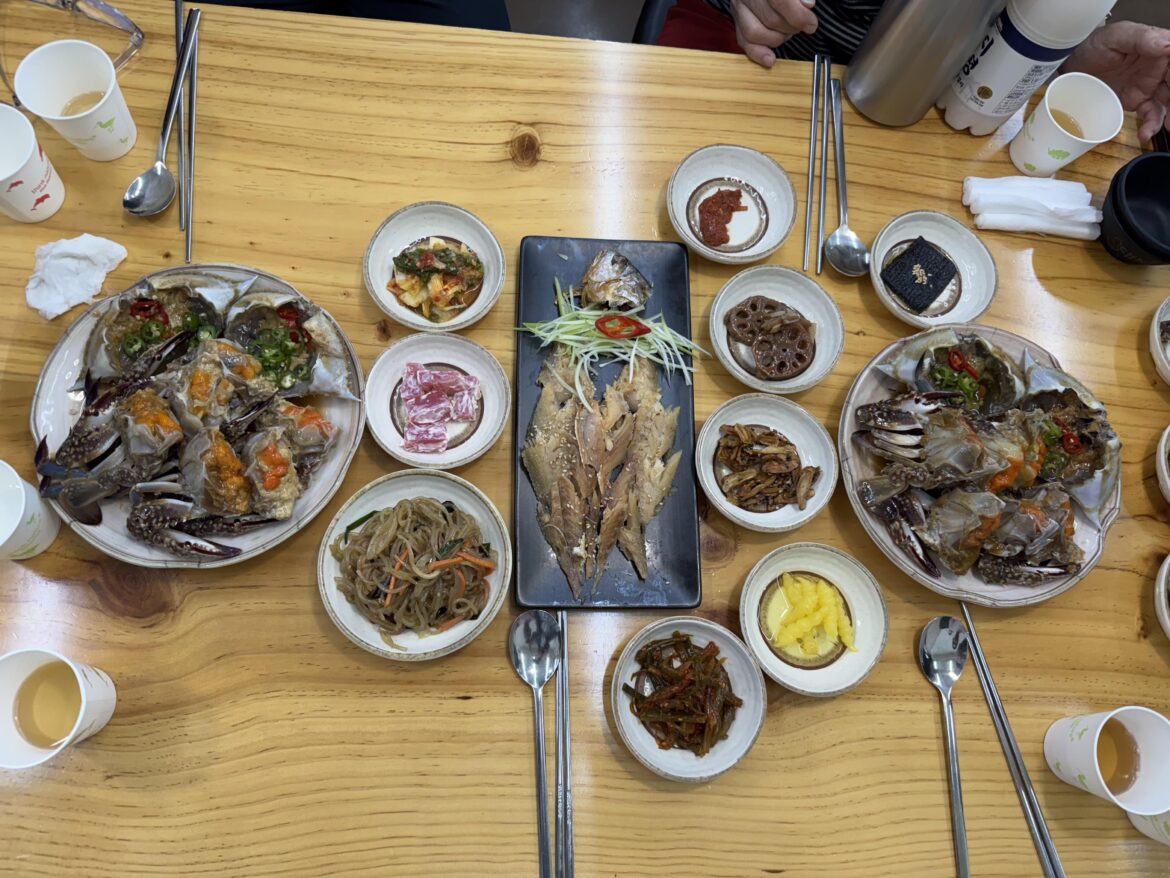 Mackerel and Soy Marinated Crab in Paju