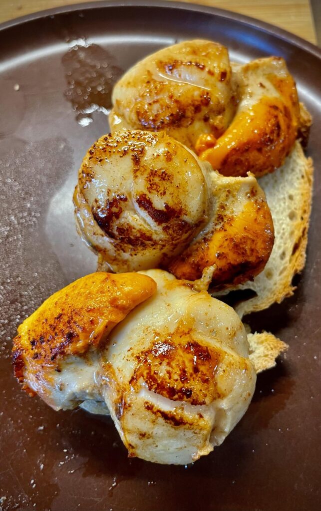 Scallops on toast anyone?