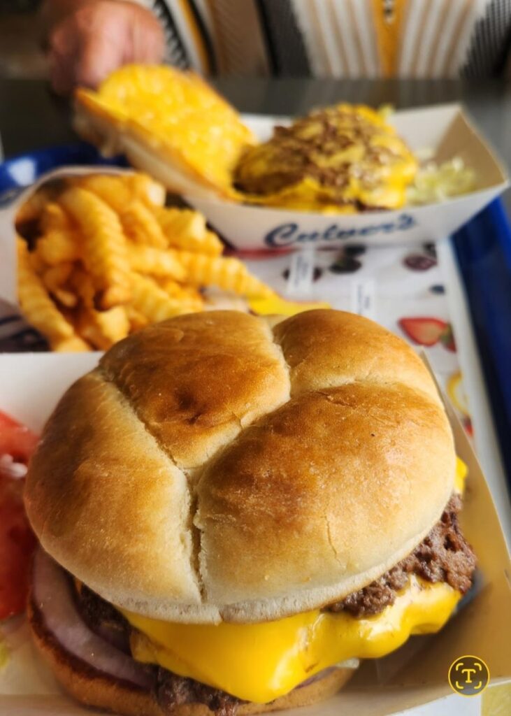 Butter burger with cheese