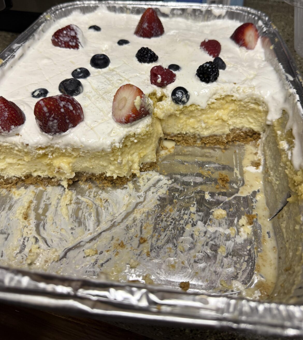 Tres leches/cheesecake! 2 in one