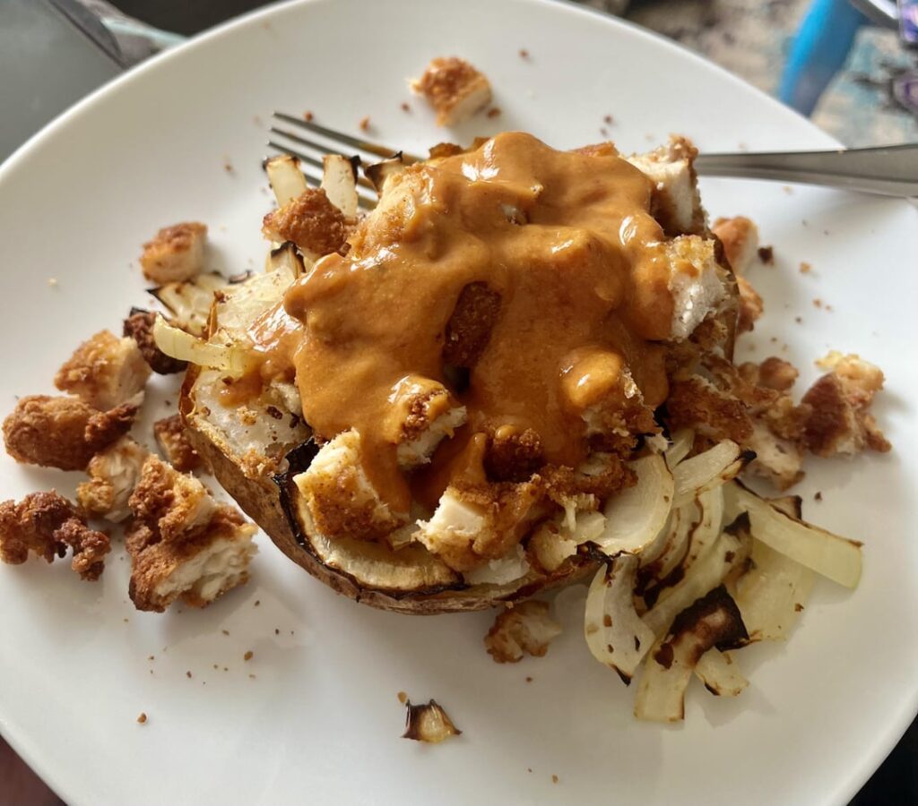 BBQ Chicken Baked Potato Brunch
