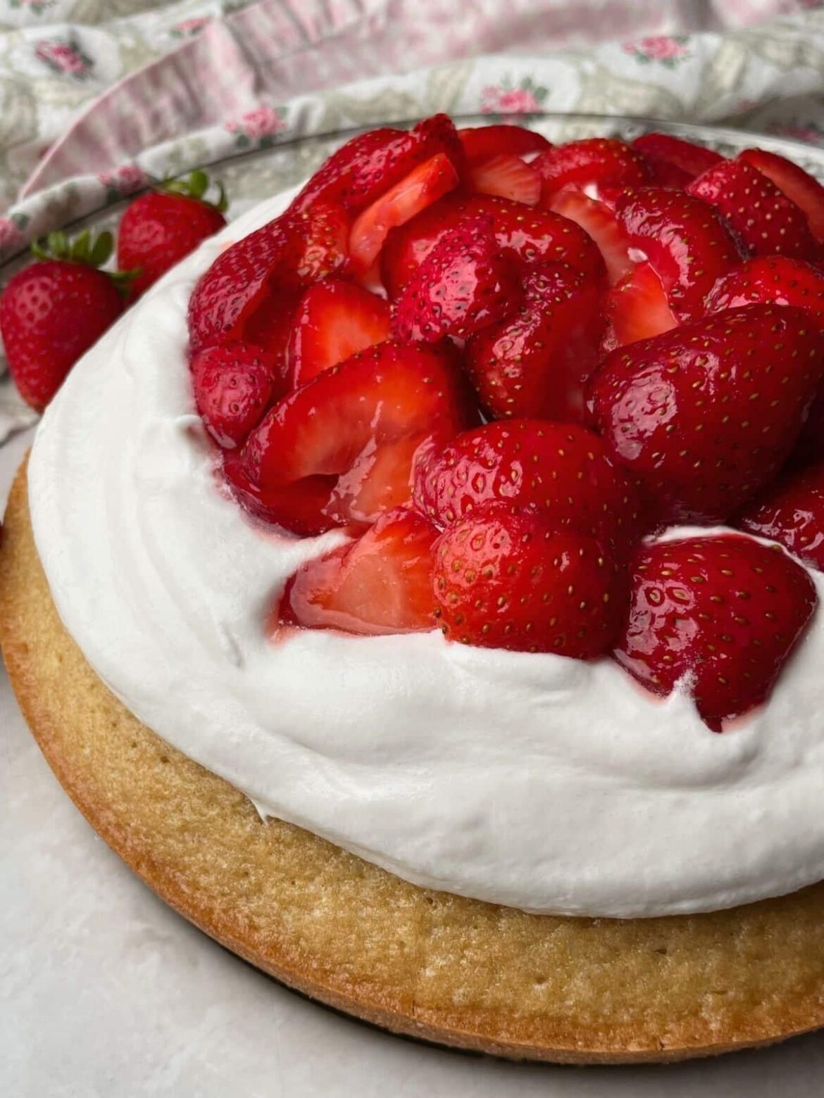 Vegan Strawberry Shortcake (Cake)