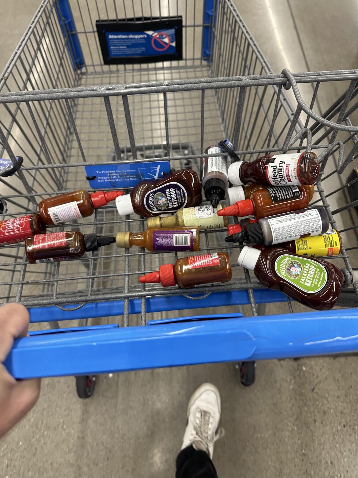 I’m so happy I finally found a Walmart with the dollar sauces!!