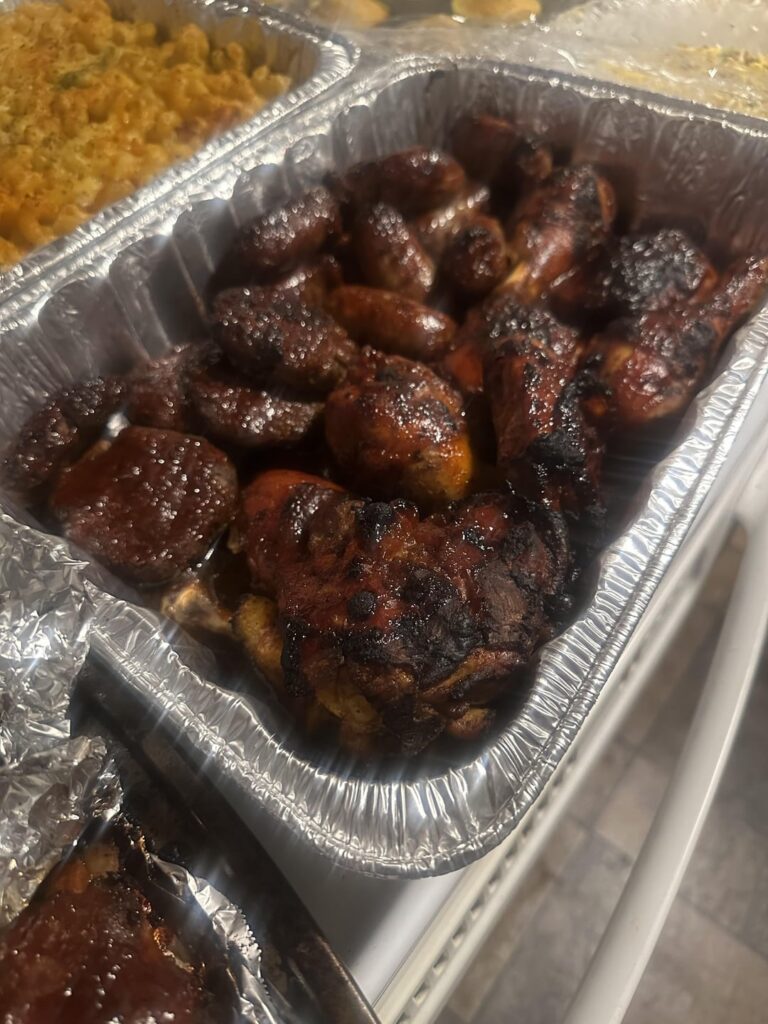 My husband’s first time on grill!