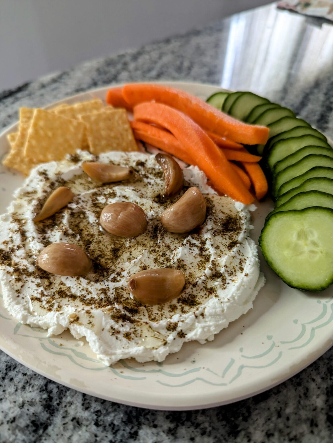Labneh lunch