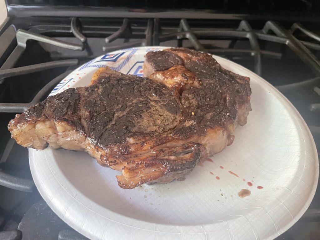 Tonight’s ribeye