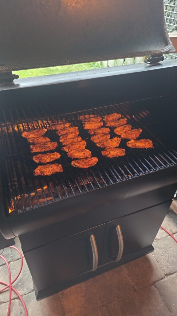 Wing on the #palletsmoker