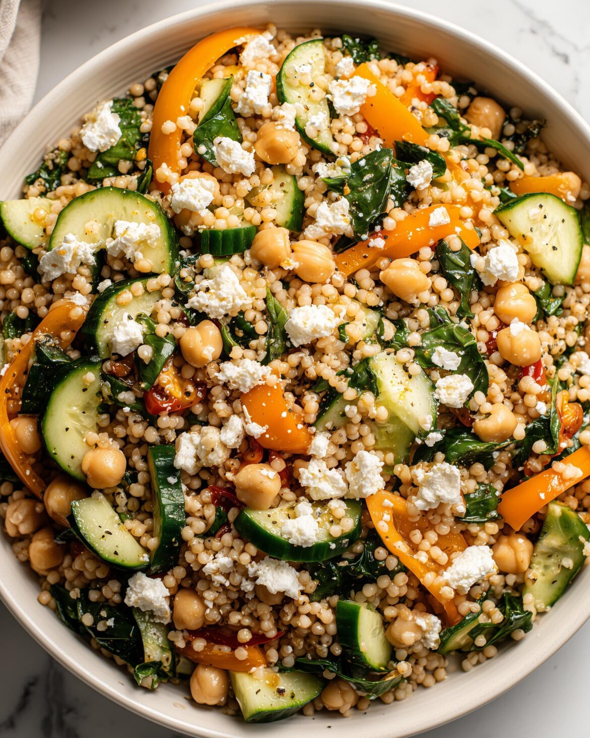 Pearl Couscous Salad – Perfect For Summer! Pearl Couscous Salad – Perfect For Summer!
