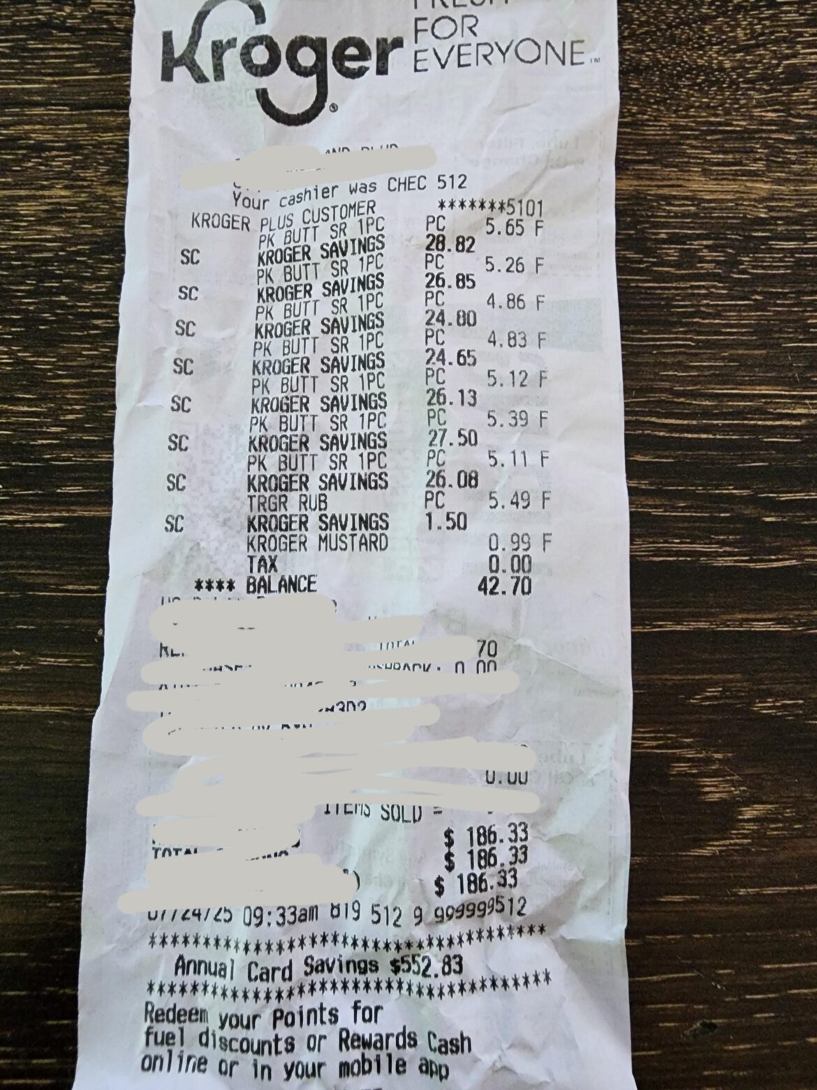 Finally caught a mistake on meat. $.50/lb pork butts