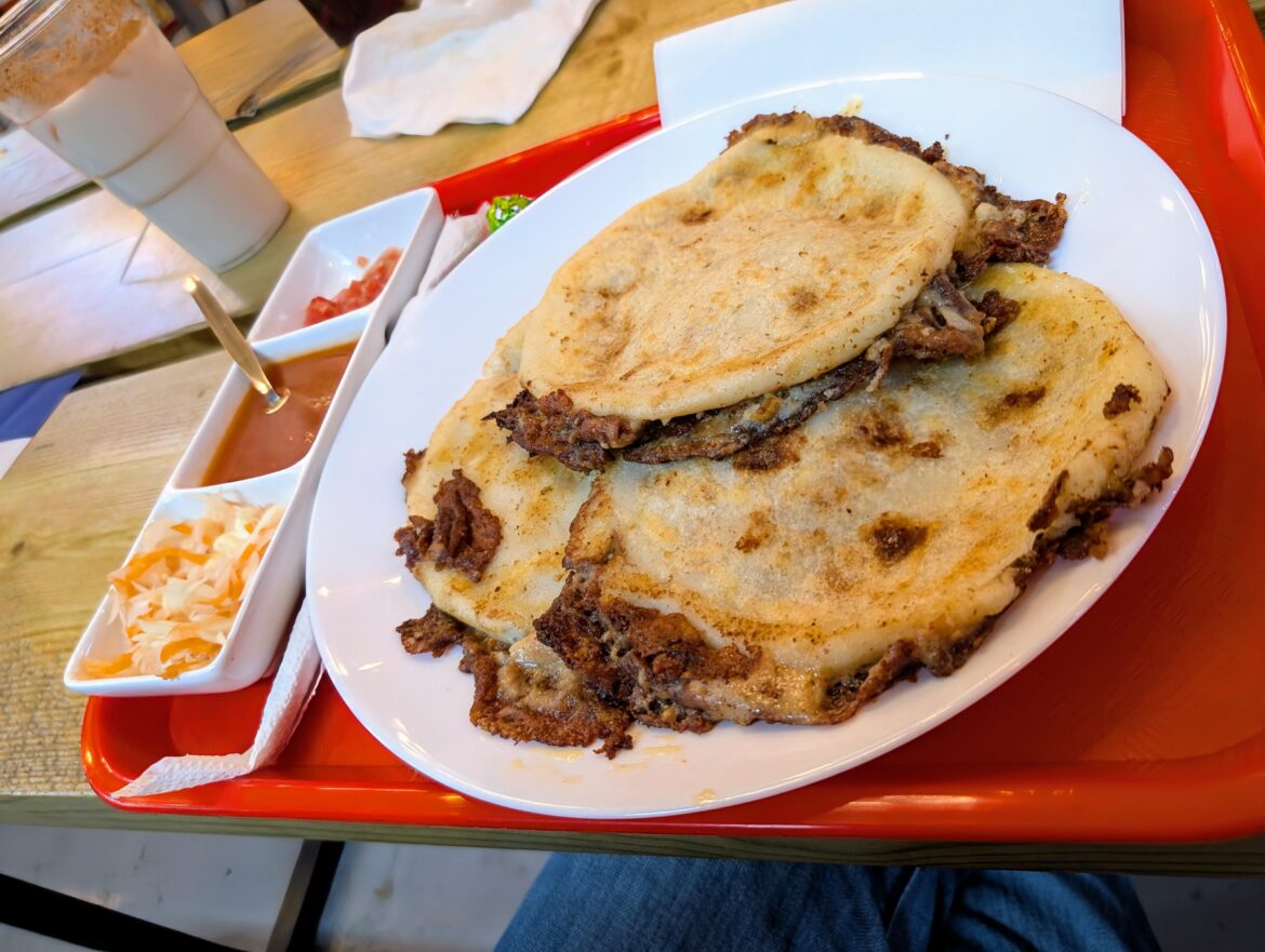 Pupusa from El Sabor Salvadoreño Pupusa from El Sabor Salvadoreño