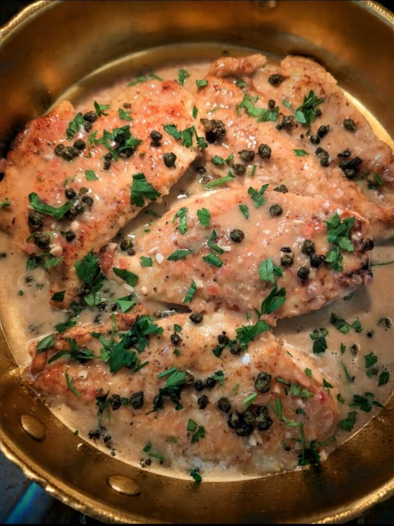 Chicken picatta [OC]