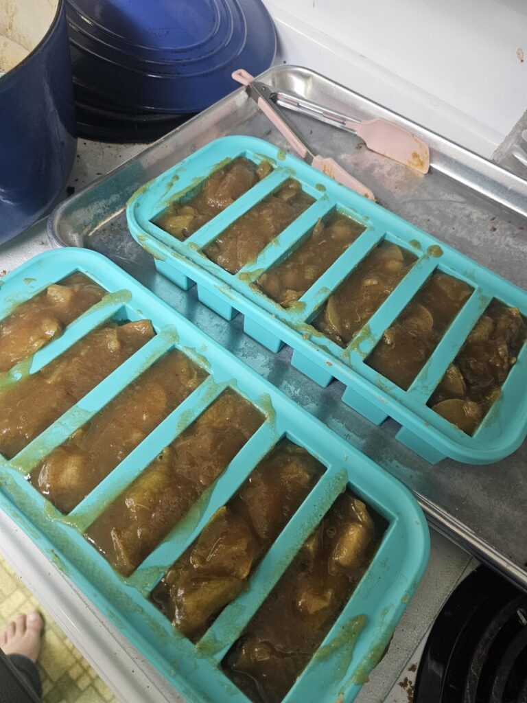 Please forgive the mess, but, 90 minutes to go from on the tree to meal prep. Please forgive the mess, but, 90 minutes to go from on the tree to meal prep.