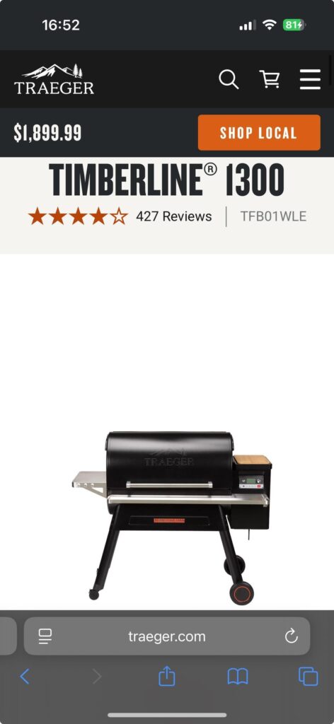 Used Timberline 1300