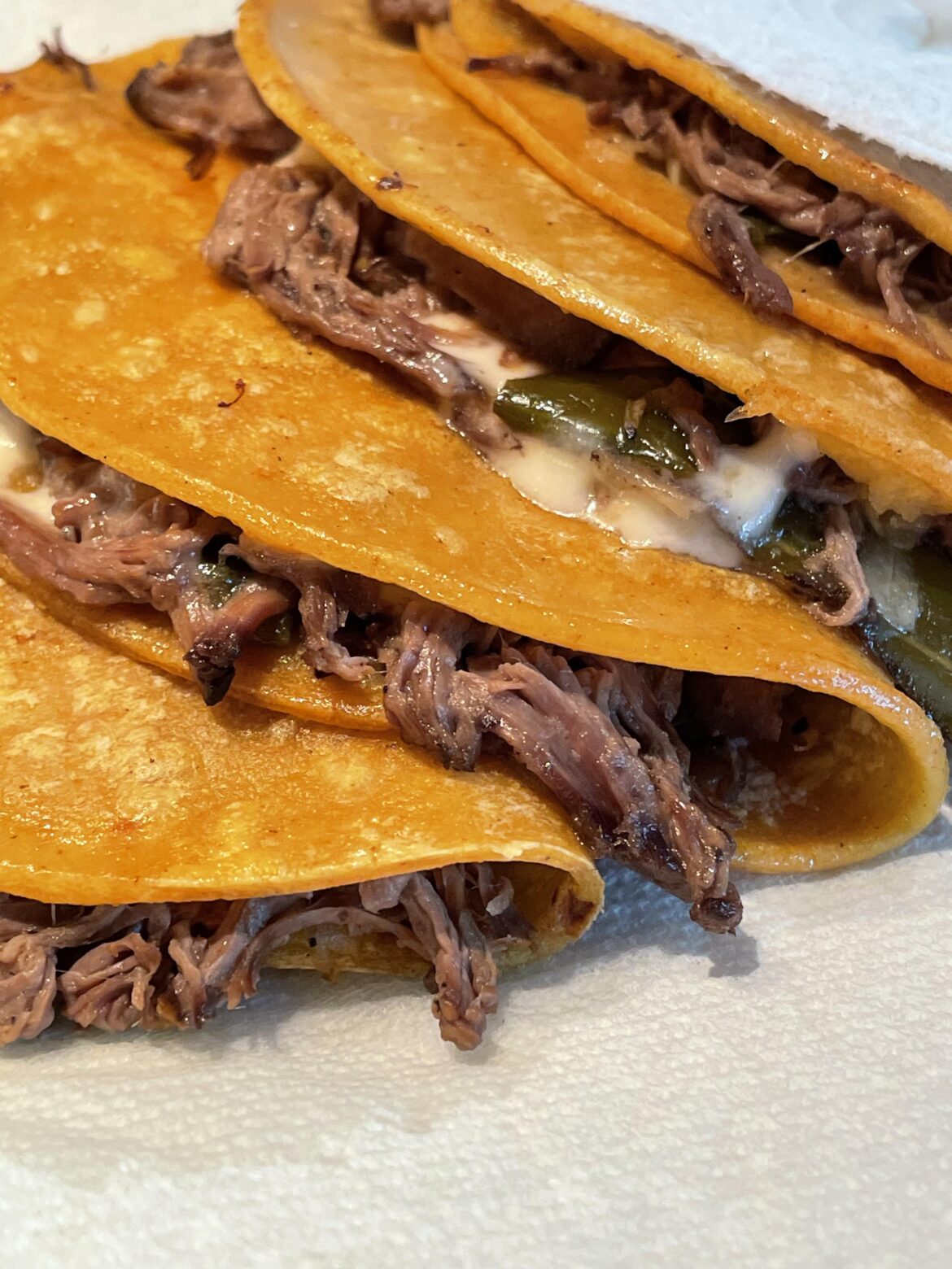 Slow cooked beef and Oaxaca
