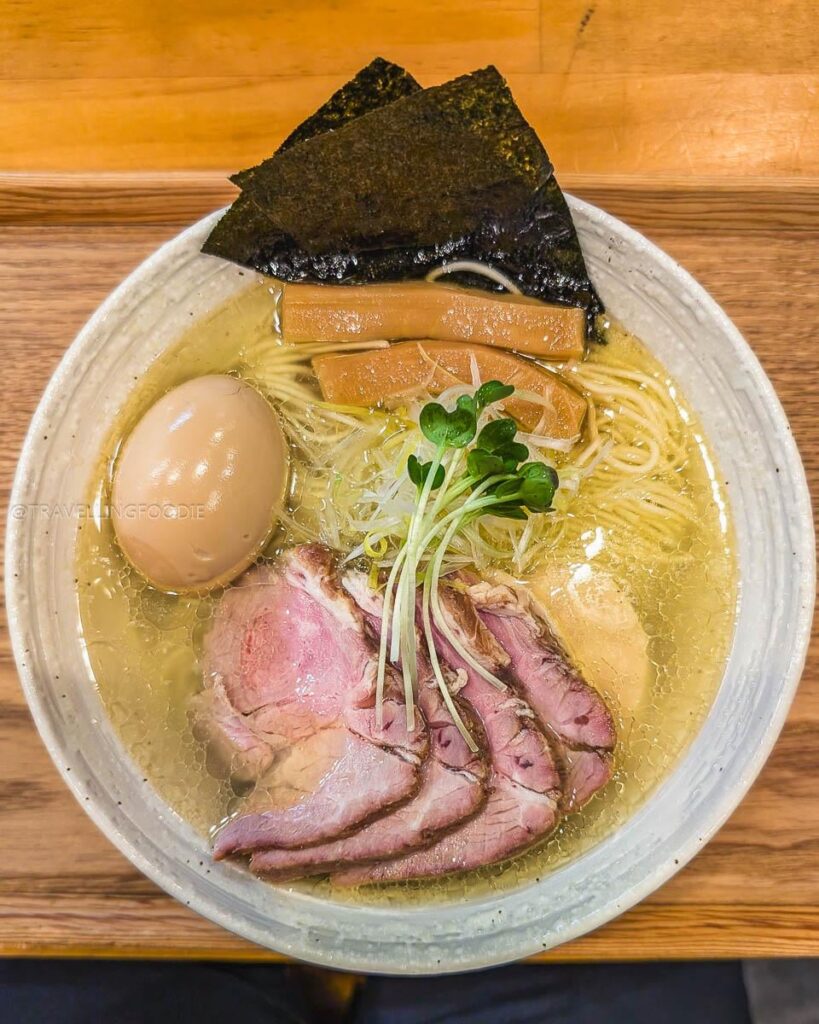 I really loved this chicken broth ramen in Tokyo