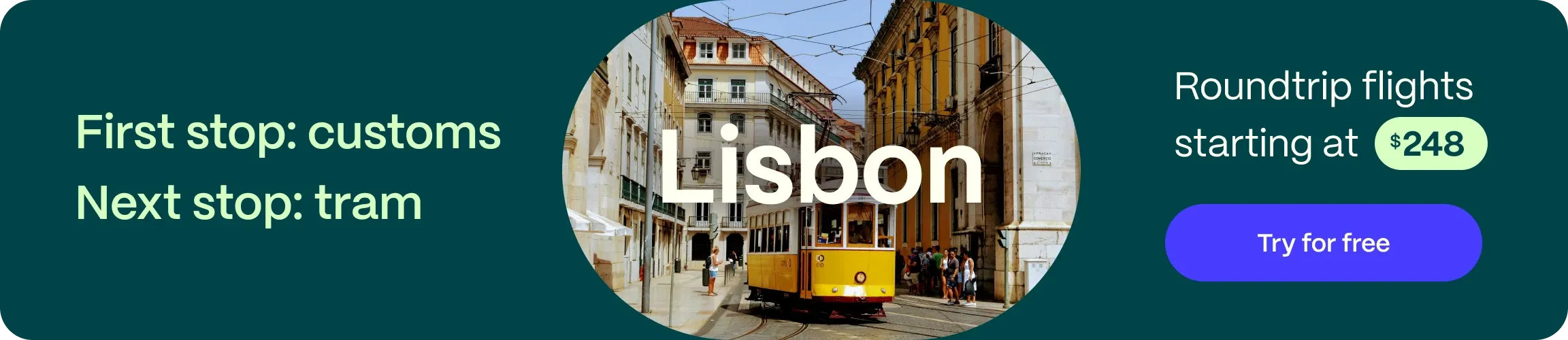 Find roundtrip flights to Lisbon starting at $248
