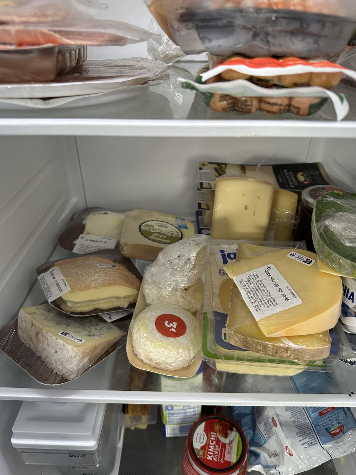 My fridge every time i go shooping in france.