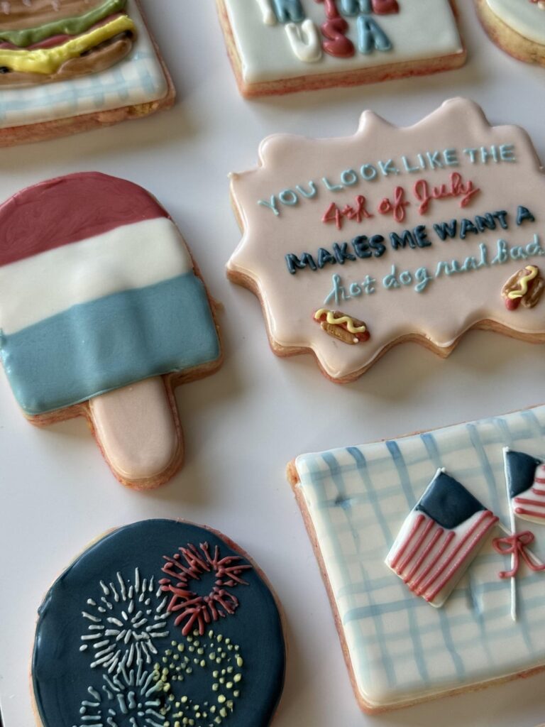4th of July goodies! And my first attempt at a cookie cake
