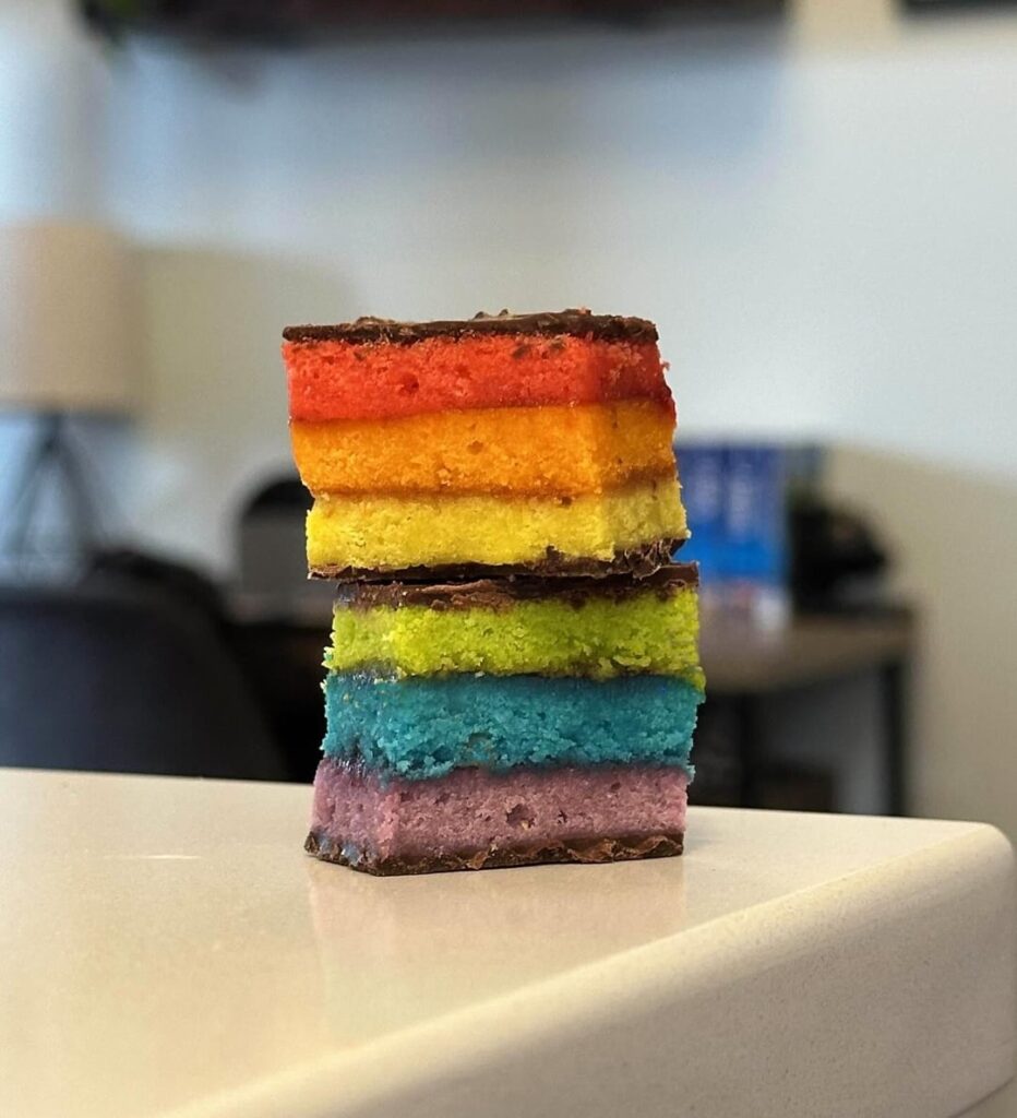 Rainbow cookies (but actually rainbow!) 🏳️‍🌈